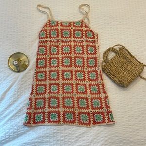 Zara Crochet Mini Beach Beach Dress. Size Small. Perfect condition.